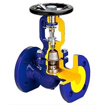 Клапаны сильфонные DN 15-250 PN 16 чугунные до 300гр. фланцевые Zetkama zBEL.234A купить в Волгограде | "Проконсим"