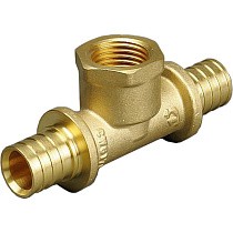 Тройники латунные для PEX труб DN 16-25 PN 10 под надвижную гильзу с внутренней резьбой ONE PLUS купить в Волгограде | "Проконсим"