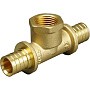 Тройники латунные для PEX труб DN 16-25 PN 10 под надвижную гильзу с внутренней резьбой ONE PLUS купить в Волгограде | "Проконсим"