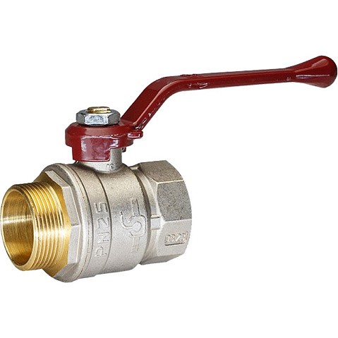 Краны латунные шаровые DN 15-50 PN 25-40 никелированные рычаг муфта-штуцер Temper 88 ГОСТ Р 59553 купить в Волгограде | "Проконсим" Краны латунные шаровые DN 15-50 PN 25-40 никелированные рычаг муфта-штуцер Temper 88 ГОСТ Р 59553 купить в Волгограде | "Проконсим"