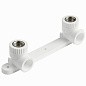 Угольник установочный двойной ПП 20-1/2'' PN 25 с внутренней резьбой белый Pro Aqua PA280008P купить в Волгограде | "Проконсим"
