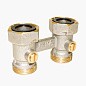 Узел нижнего подключения Vekotrim DN 15 PN 10 прямой двухтрубный 20-3/4'' c накидной гайкой, муфта купить в Волгограде | "Проконсим"