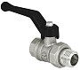 Кран латунный шаровой 11Б27фт1М DN 15 PN 40 никелированный рычаг-американка Valfex.223 DeltaPro купить в Волгограде | "Проконсим"