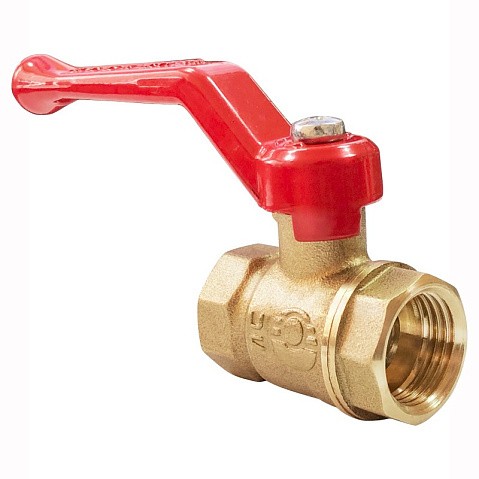 Краны латунные шаровые 11Б27фт1М DN 15-50 PN 40 рычаг муфта-муфта Valfex.214 Optima купить в Волгограде | "Проконсим"