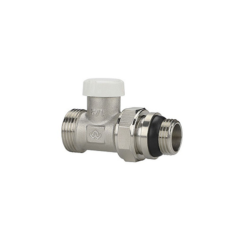 Клапан радиаторный VARMEGA VM10312 DN15x20 PN10 прямой настроечный G-1/2''х3/4'' еврокомус, с уплотнением штуцер купить в Волгограде | "Проконсим"