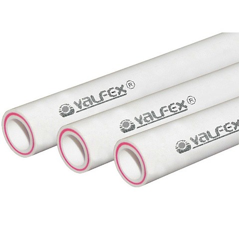 Труба ПП 25х4,2 SDR 6 PN 25 армированная стекловолокном белая Valfex купить в Волгограде | "Проконсим"