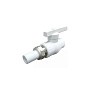 Краны шаровые ПП DN 20-32 PN 25 с односторонним разъемным соединением белые Valfex купить в Волгограде | "Проконсим"