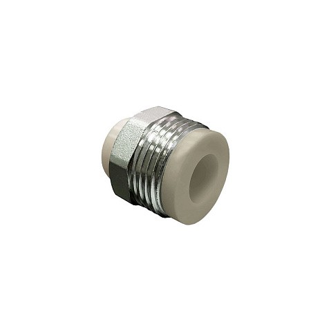 Штуцер 20 PN 25 G-3/4'' НР серый VALFEX купить в Волгограде | "Проконсим"