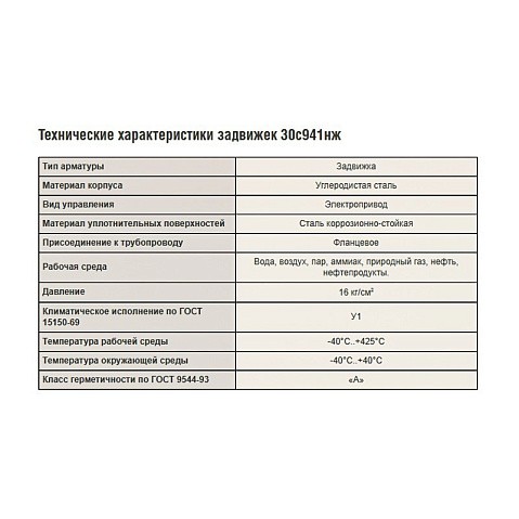 Задвижка стальная 30с941нж DN 50 PN 16 фланцевая под привод тип А, класс ''А'' L=180мм САЗ АВАНГАРД купить в Волгограде | "Проконсим"