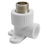 Угольник установочный ПП 20-1/2'' PN 25 с наружной резьбой белый РТП 10806 купить в Волгограде | "Проконсим"