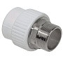 Муфта комбинированная ПП 40-1 1/4'' PN 25 под ключ с наружной резьбой белая VALFEX  купить в Волгограде | "Проконсим"