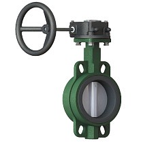 Затворы чугунные дисковые DN 40-600 PN 16 межфланцевые с чугунным диском с редуктором GALA Тип.2302H-G купить в Волгограде | "Проконсим"