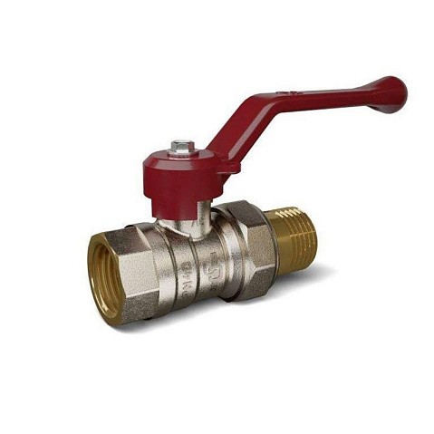 Кран латунный шаровой Temper 88.В-А.34.Р DN 20 PN 40 американка никелированный рычаг купить в Волгограде | "Проконсим"