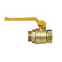 Кран латунный шаровой газовый 11Б27п DN20 PN40 рычаг муфта-штуцер БАЗ Standart купить в Волгограде | "Проконсим"