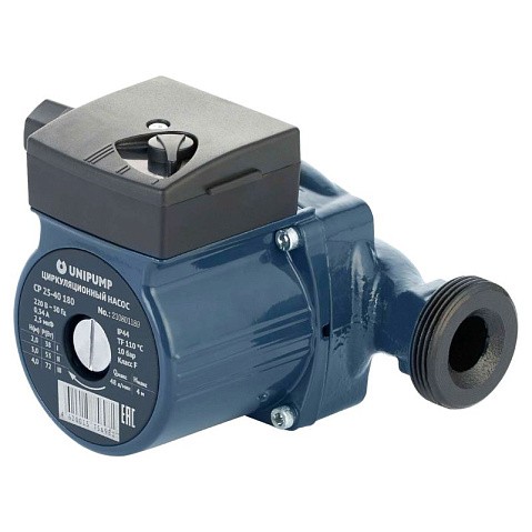 Насос циркуляционный с мокрым ротором UNIPUMP PN 10 110гр.CP 32-40,L 180, 72Вт 1х220В 3х-скоростной резьбовой, 38835 купить в Волгограде | "Проконсим"
