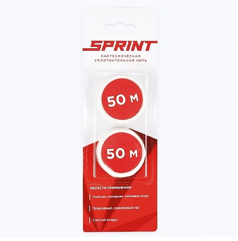 Уплотнительная нить Sprint набор катушек 2х50м, блистер купить в Волгограде | "Проконсим"
