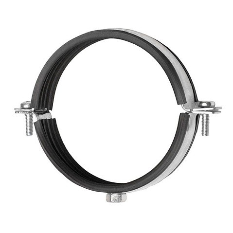 Хомут стальной оцинкованный 2 1/2'' (74-80) М8 без крепежа купить в Волгограде | "Проконсим"