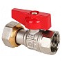 Краны латунные шаровые DN 15-20 PN 40 никелированные бабочка муфта-накидная гайка MVI BV.530 купить в Волгограде | "Проконсим"