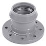 Патрубок раструбный НПВХ SDR26 DN 110 с фланцем DN 100 PN 10 Хемкор купить в Волгограде | "Проконсим"