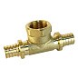 Тройник латунный для PEX труб 20-1/2''-20 PN 16 S-2,8мм под надвижную гильзу Valfex VF.432.AF купить в Волгограде | "Проконсим"