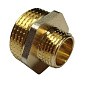 Ниппель латунный никелированный DN 25-15 PN 40 штуцер-штуцер переходный купить в Волгограде | «Проконсим»
