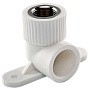 Угольник установочный ПП 20-1/2'' PN 25 с внутренней резьбой белый РТП 10797 купить в Волгограде | "Проконсим"