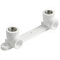 Угольник установочный двойной ПП 25-1/2'' PN 25 с внутренней резьбой белый VALFEX  купить в Волгограде | "Проконсим"