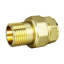 Американки латунные DN 15-50 PN 40 муфта-штуцер прямые LD Pride купить в Волгограде | "Проконсим"