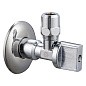 Кран латунный шаровой угловой MVI BV.464 DN 15-цанга 10 PN 10 наружная-M10 штуцер бабочка купить в Волгограде | "Проконсим"