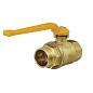 Кран латунный шаровой газовый 11Б27п DN40 PN40 рычаг муфта-штуцер БАЗ Standart купить в Волгограде | "Проконсим"
