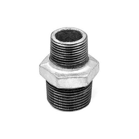 Ниппель чугунный DN 20-50 PN 16 переходный оцинкованный штуцер-штуцер Fittex Plus купить в Волгограде | "Проконсим" Ниппель чугунный DN 20-50 PN 16 переходный оцинкованный штуцер-штуцер Fittex Plus купить в Волгограде | "Проконсим"
