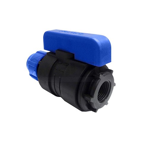 Кран шаровой компрессионный Valfex DN-25 PN-16 G-1/2'' цанга-муфта купить в Волгограде | "Проконсим"