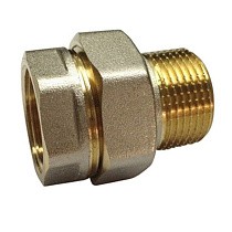 Американки латунные DN 15-50 PN 40 никелированные муфта-штуцер прямые купить в Волгограде | "Проконсим"