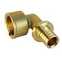 Угольник латунный для PEX труб 16-1/2'' PN 16 S-2,2мм под надвижную гильзу Valfex VF.452.AF купить в Волгограде | "Проконсим"