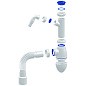 Сифон для умывальника Unicorn А520V, 40х50 гибкий отвод, 1 1/2'' х40 с отводом для стиральной машины преходник 40х32 купить в Волгограде | "Проконсим"
