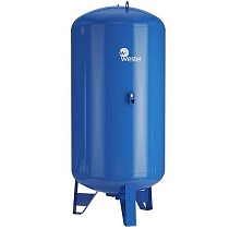 Гидроаккумуляторы для водоснабжения DN 50-80 PN 25 вертикальные голубые WESTER купить в Волгограде | "Проконсим"