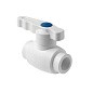 Кран шаровой ПП 20 PN 25 полный проход белый Pro Aqua PA40008 купить в Волгограде | "Проконсим"