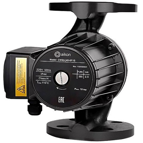 Насос циркуляционный PN 10,L 220, 500Вт 1х220В с мокрым ротором AIKON CMS(L)32-12F1S 1 скорость с квадратными фланцами, 110гр. купить в Волгограде | "Проконсим"