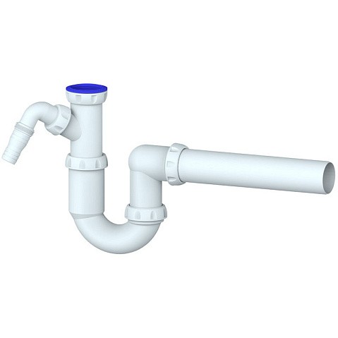 Сифон для умывальника Unicorn Y510V, 40х40 прямой отвод, 1 1/2'' х40 преходник 40х32 купить в Волгограде | "Проконсим"