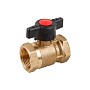 Кран шаровой латунный DN 15-20 PN 16 для 2-трубной системы муфта-муфта купить в Волгограде | "Проконсим"