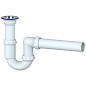 Сифон для умывальника Unicorn Y110, 40х40 прямой отвод, 1 1/2'' х40 чаша из нержавеющей стали купить в Волгограде | "Проконсим"