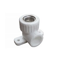 Угольники установочные ПП DN 20-25 PN 25 с внутренней резьбой белые PlasticPro купить в Волгограде | "Проконсим"