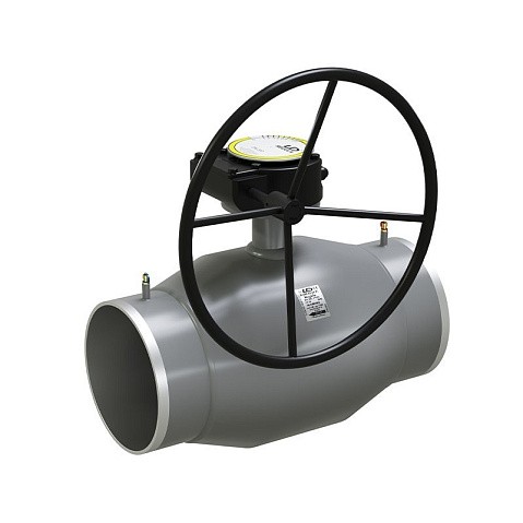 Кран стальной шаровой цельносварной LD Energy Regula, DN 300 PN 25, 730мм, стандартнопроходной, приварной с редуктором купить в Волгограде | "Проконсим"