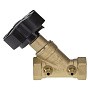 Клапаны балансировочные латунные DN 15-50 PN 16 наклонный с трубчатыми измерительными ниппелями РИДАН MNT-R купить в Волгограде | "Проконсим"