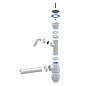Сифон для мойки Unicorn В310V, 40х40 прямой отвод, 1 1/2'' х40 чаша из нержавеющей стали с отводом для стиральной машины купить в Волгограде | "Проконсим"