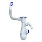 Сифон для мойки Unicorn В440V, без отвода, 1 1/2'' х40 чаша из нержавеющей стали, прямоугольный перелив купить в Волгограде | "Проконсим"