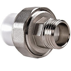  Муфта ПП разьемная 32-3/4'' PN 25 раструбная белая РВК 20574 (930659101) со склада Проконсим в Волгограде