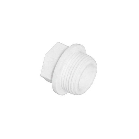 Заглушка резьбовая ПП  1/2'' PN 25 белая VALFEX Pro купить в Волгограде | "Проконсим"