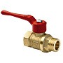 Краны латунные шаровые 11Б27п1 DN 15-40 PN 40 рычаг муфта-штуцер БАЗ Standart купить в Волгограде | "Проконсим"