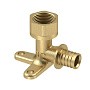 Угольник латунный для PEX труб  16- 1/2''  PN 16  под надвижную гильзу с внутренней резьбой  РосТурПласт купить в Волгограде | "Проконсим"